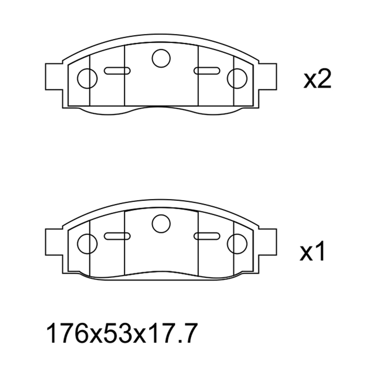SAT Колодки тормозные (Спереди) Infiniti QX56 04-13 / Nissan Armada 03-16