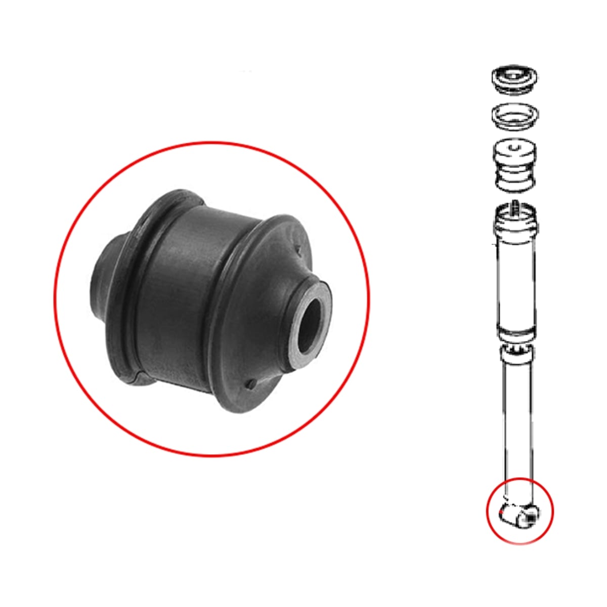 SAT Сайлентблок Mitsubishi ASX 10-20 / Lancer 02-17 ST4162A003