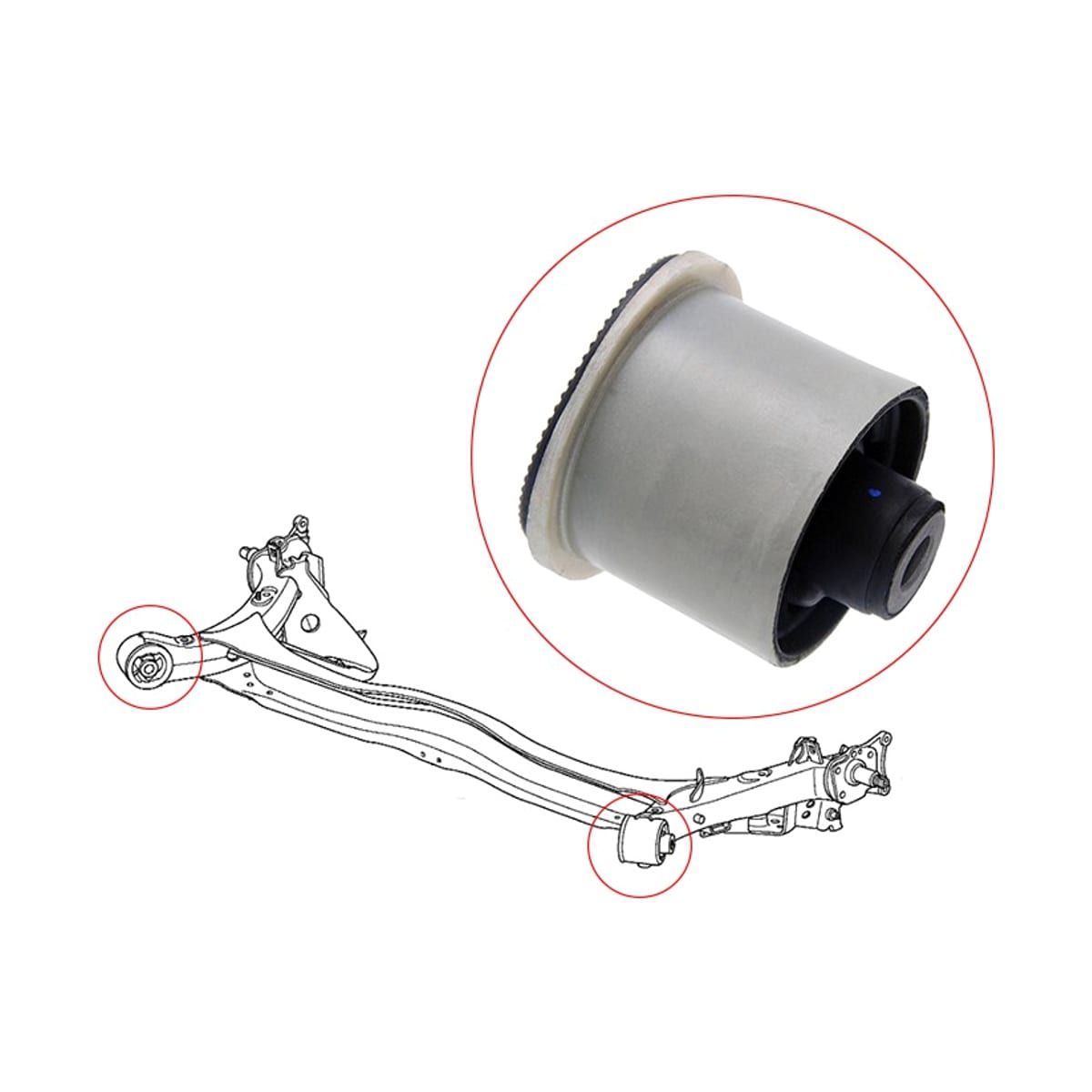 SAT Сайлентблок балки Honda Civic 05-19 / Fit 07-13