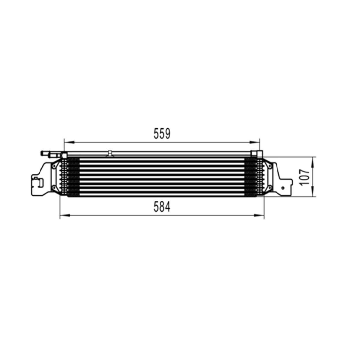 SAT Радиатор АКПП Chevrolet Cruze 12-15 / Opel Astra 09-15