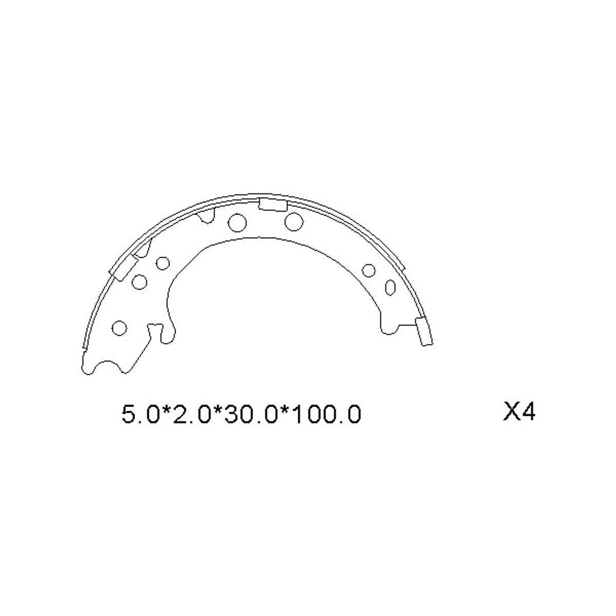 SAT Колодки тормозные барабанные (Сзади/ Стояночный тормоз) Honda CR-V 01-18 / Stepwgn 15-21 ST43053SWW000