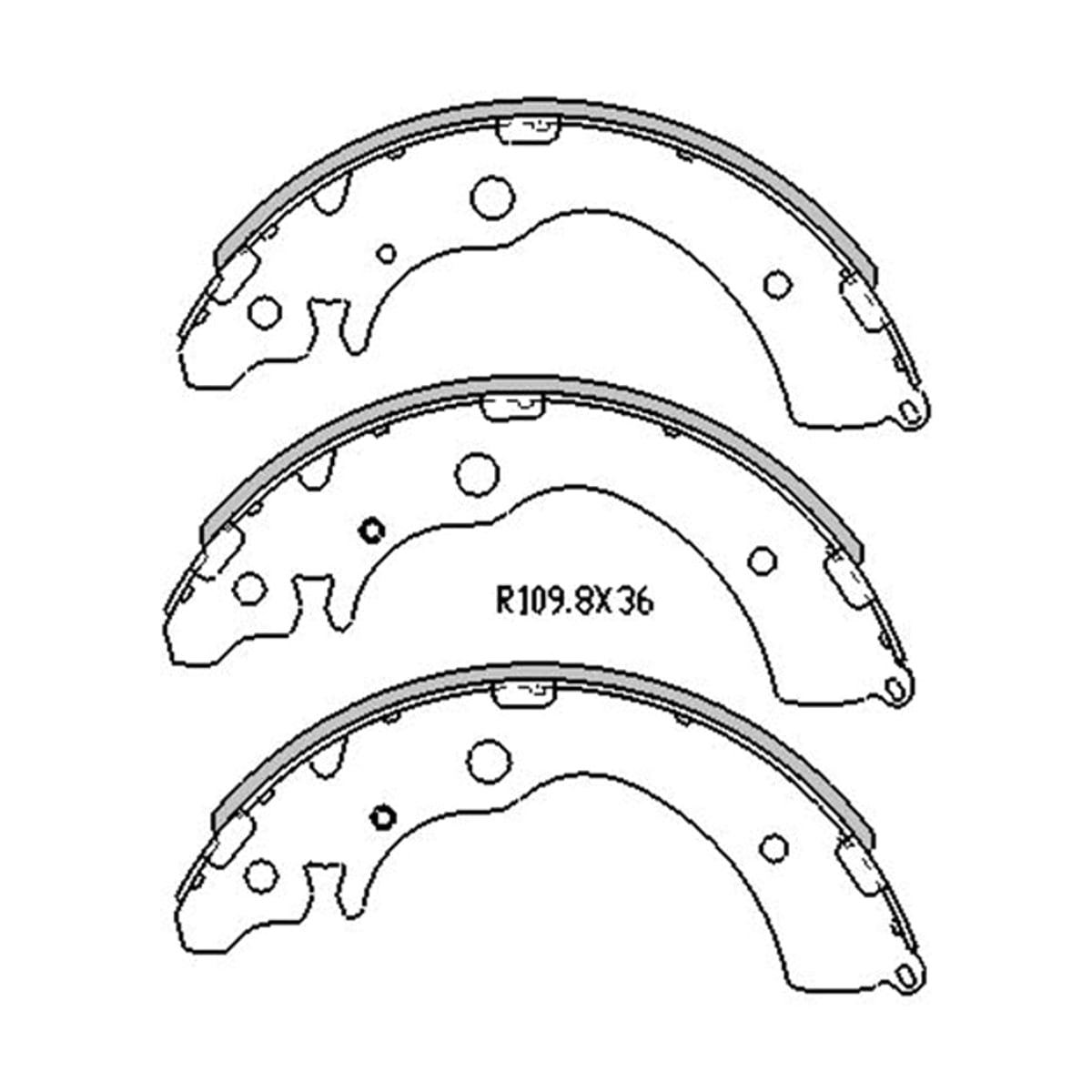 SAT Колодки тормозные барабанные Honda Accord 89-94 / Civic 00-06 ST43153SM4A01