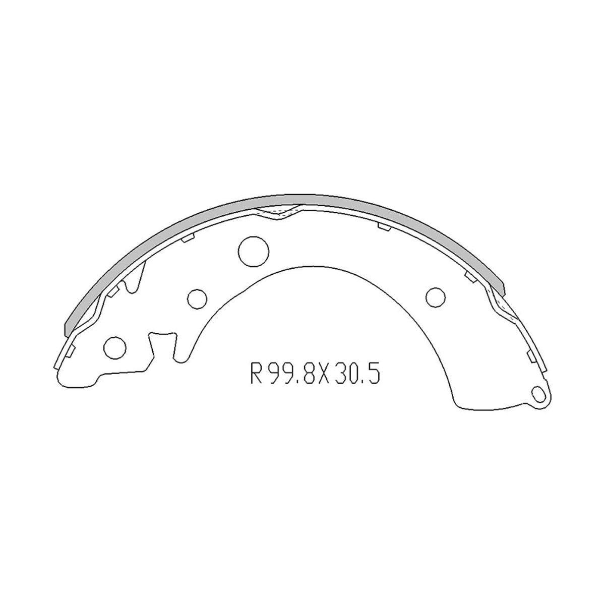 SAT Колодки тормозные барабанные Honda Fit 07-20 / Fit Shuttle 11-15 ST43153SNAA01