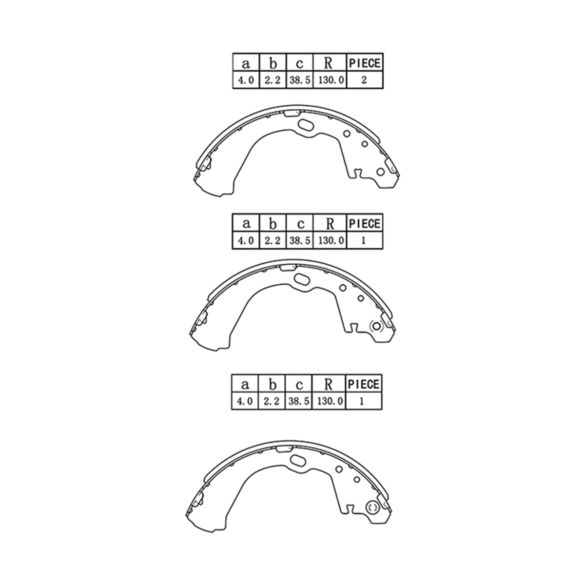 SAT Колодки тормозные барабанные Nissan Serena 91-05 / Largo 93-99 ST440600C728