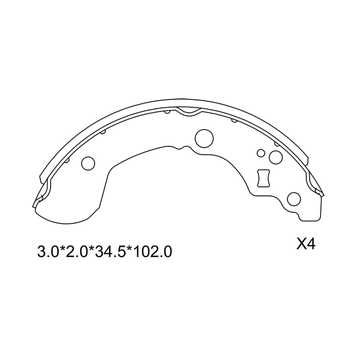 SAT Колодки тормозные барабанные Nissan Primera 95-02 / Bluebird 96-01 ST440607E625