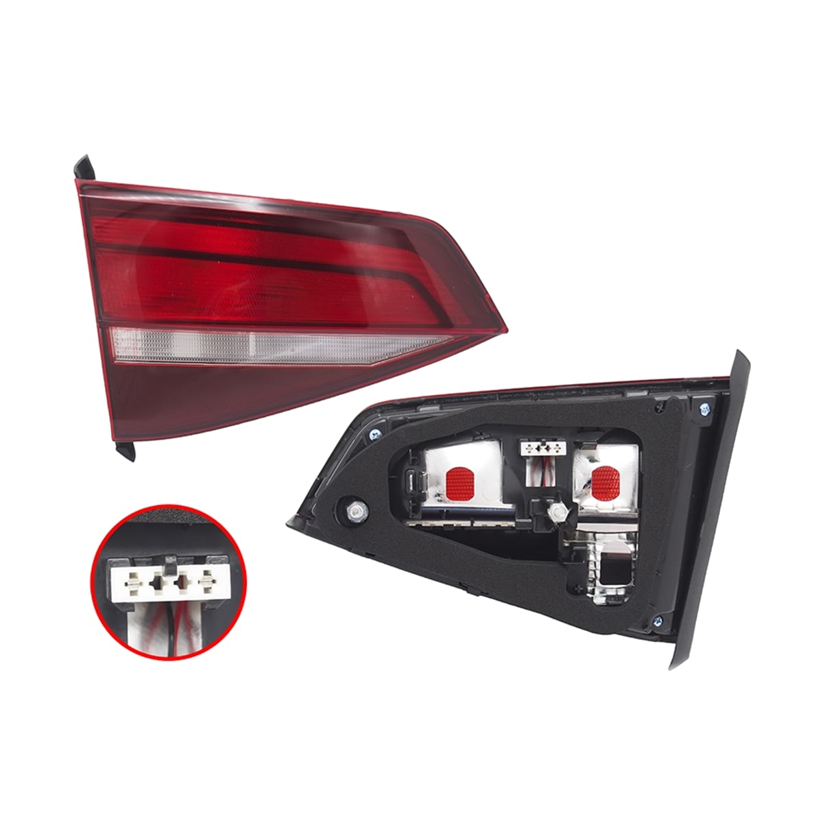 Деталь Фонарь в крышку багажника Volkswagen Jetta 14-19 (Слева) SAT