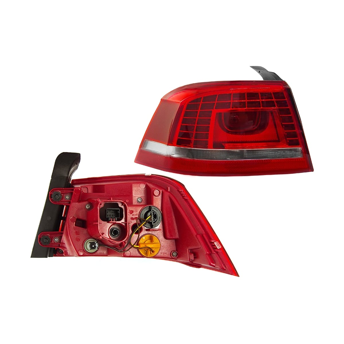 SAT Фонарь задний Volkswagen Passat 10-15 (Слева/ Диоды/ 4D SED)