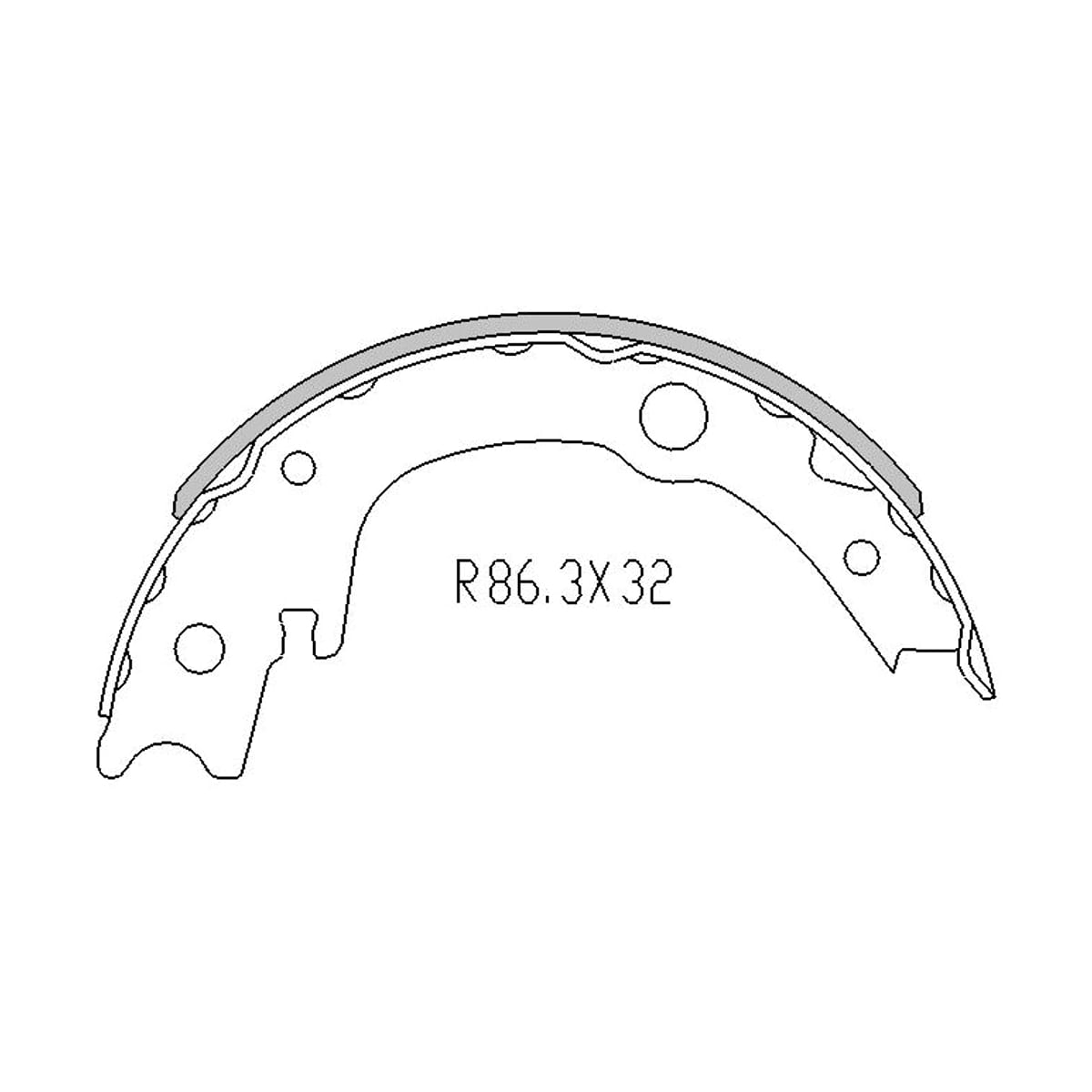 SAT Колодки тормозные барабанные (Сзади/ Стояночный тормоз) Nissan Juke 10-14 / Qashqai 06-13