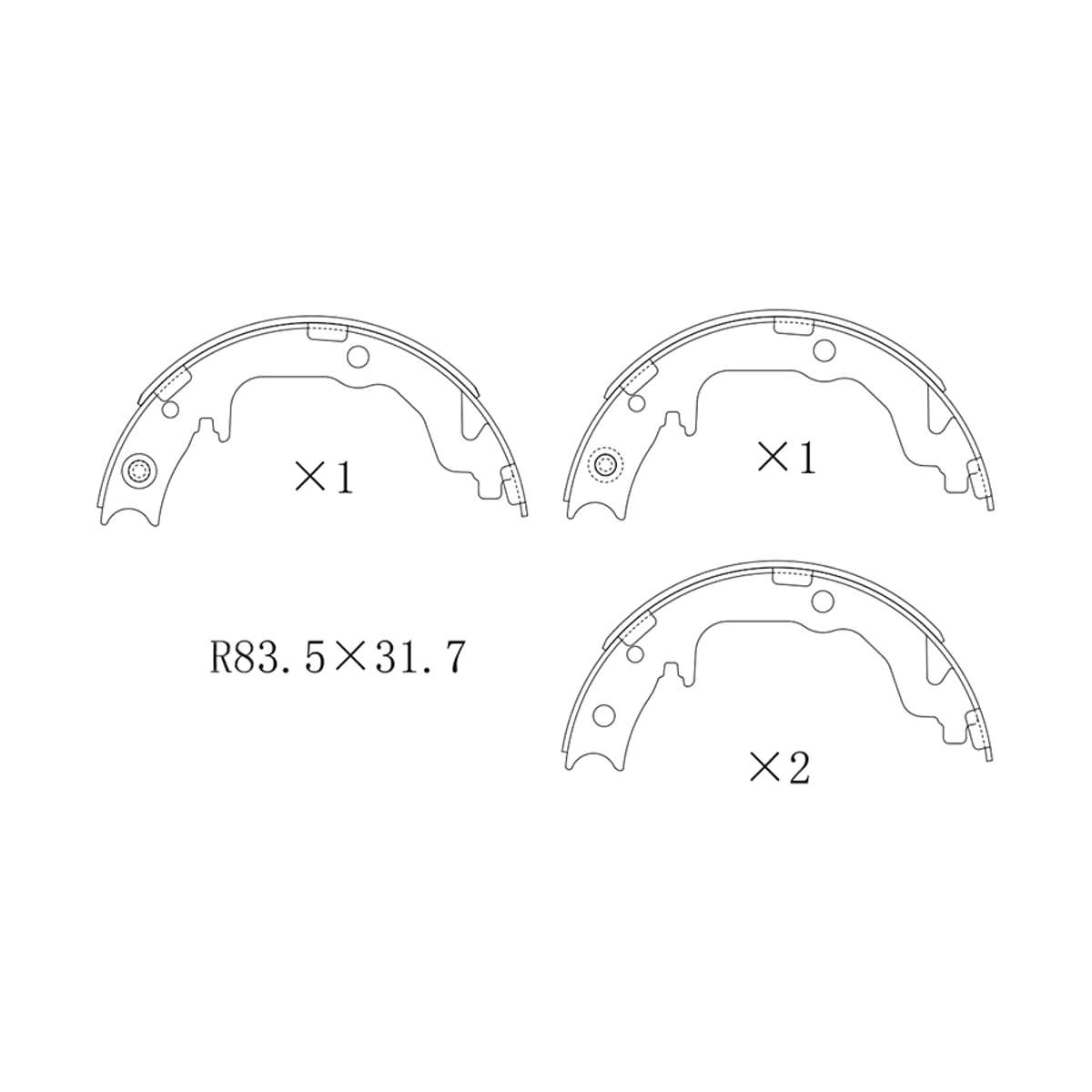SAT Колодки тормозные барабанные (Сзади/ Стояночный тормоз) Mitsubishi ASX 10- / Lancer 07-17 ST4800A022