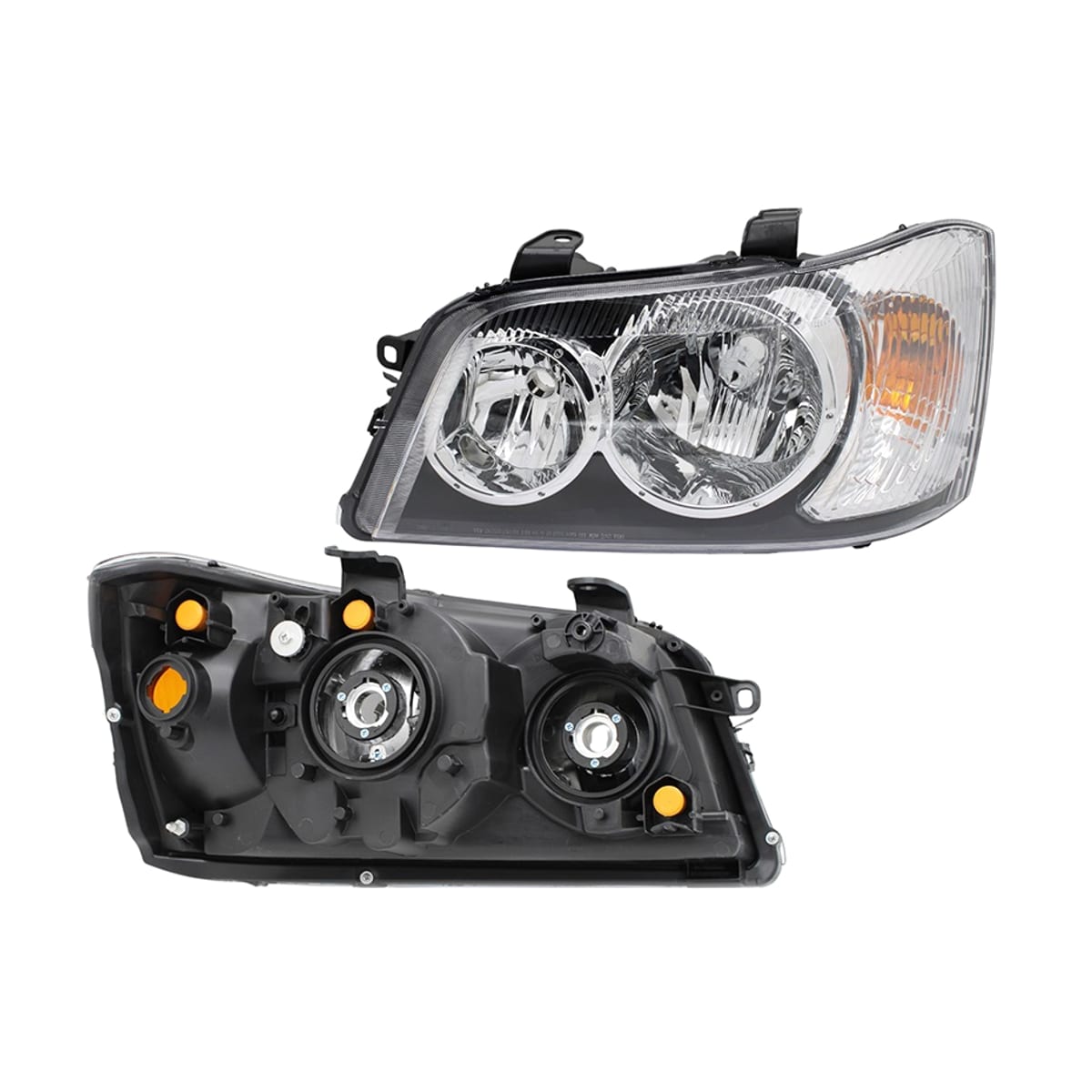 Деталь Фара Toyota Highlander 00-03 / Kluger V 00-03 (Слева/ Галоген/ Ручная регулировка) SAT