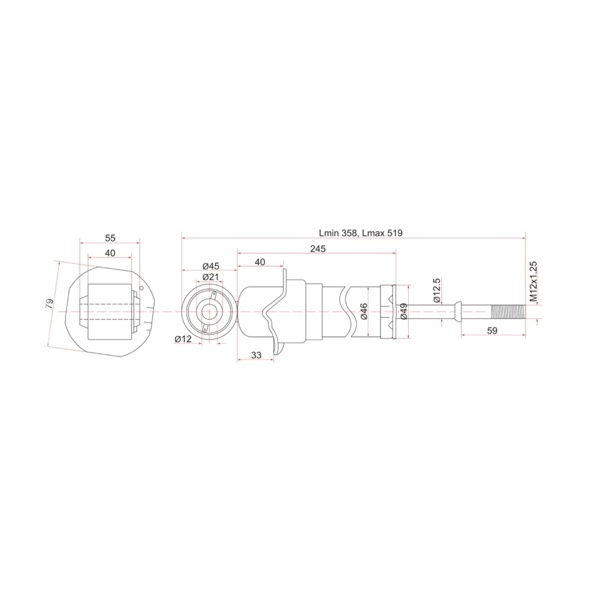 SAT Стойка задняя Toyota Avensis (T250) 03-08 (Справа=Слева) ST4853009E60
