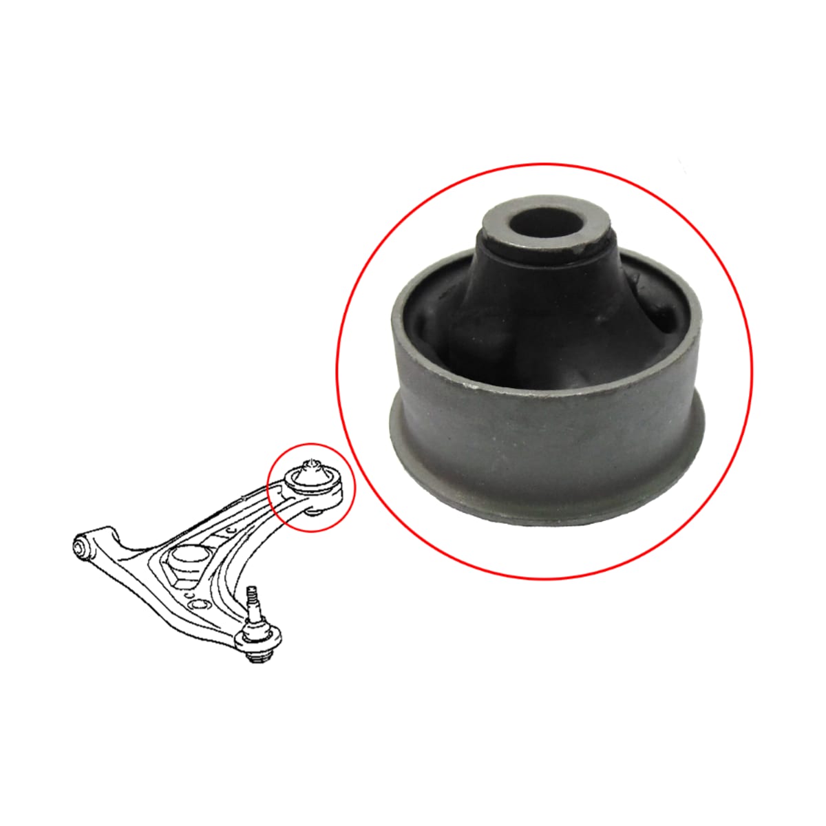 SAT Сайлентблок рычага Toyota Probox 02- / Ractis 05-10 ST4865552010