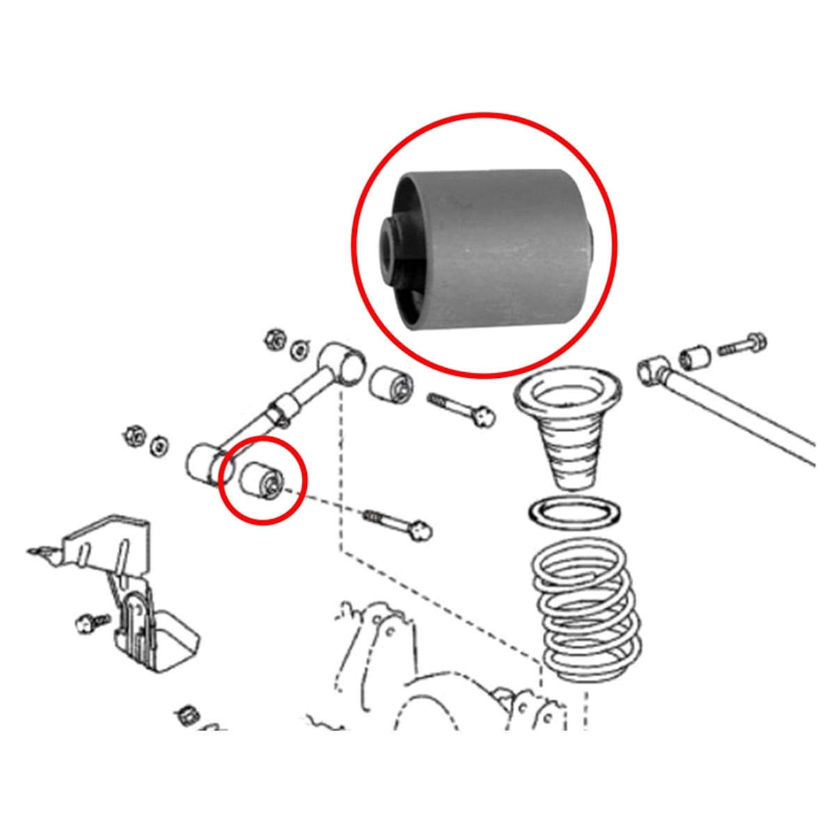 SAT Сайлентблок рычага Toyota Land Cruiser (J200) 07-21 / Lexus LX 07-23 ST4870260130
