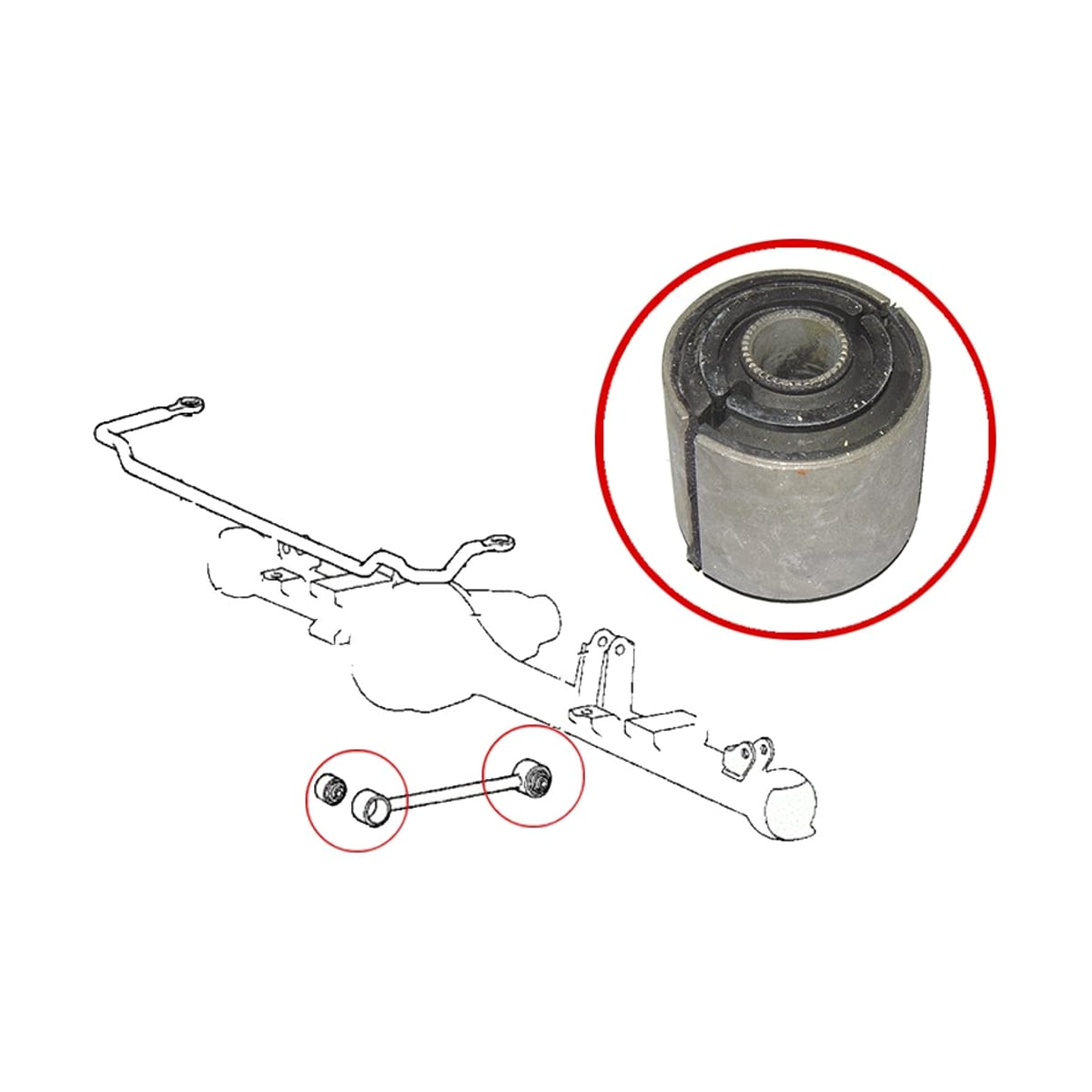 Деталь Сайлентблок Toyota 4Runner 89-95 / Hilux Surf 89-95 (Перед) SAT