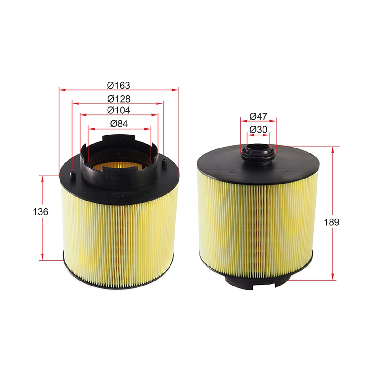 SAT Фильтр воздушный Audi A6 04-14 / A6 allroad quattro 06-12 ST4F0133843