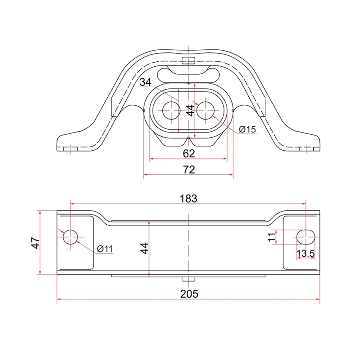 SAT Опора редуктора Toyota Corolla (E100,E110) 91-02 / Corolla Spacio 97-01 ST5229112010