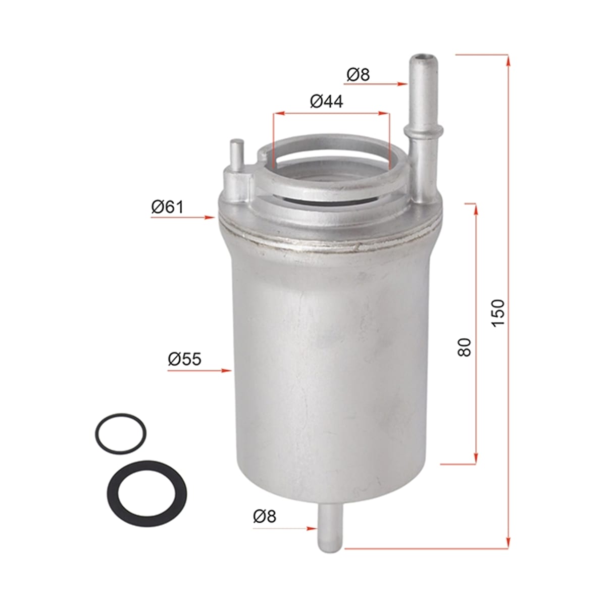 SAT Фильтр топливный Audi A3 03-13 / Skoda Octavia 04-13 ST540027
