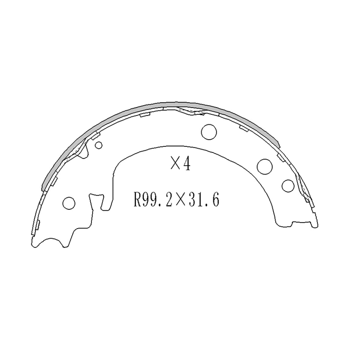 SAT Колодки тормозные барабанные Suzuki Grand Vitara 05-16 ST5460077K00