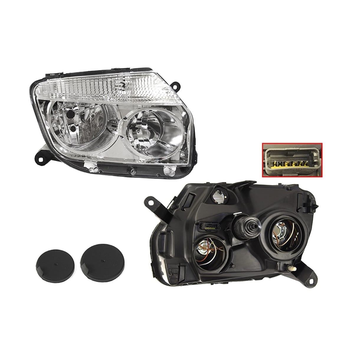 SAT Фара Renault Duster 10-15 (Справа/ Галоген/ Ручная регулировка) ST5511186RLDEM1