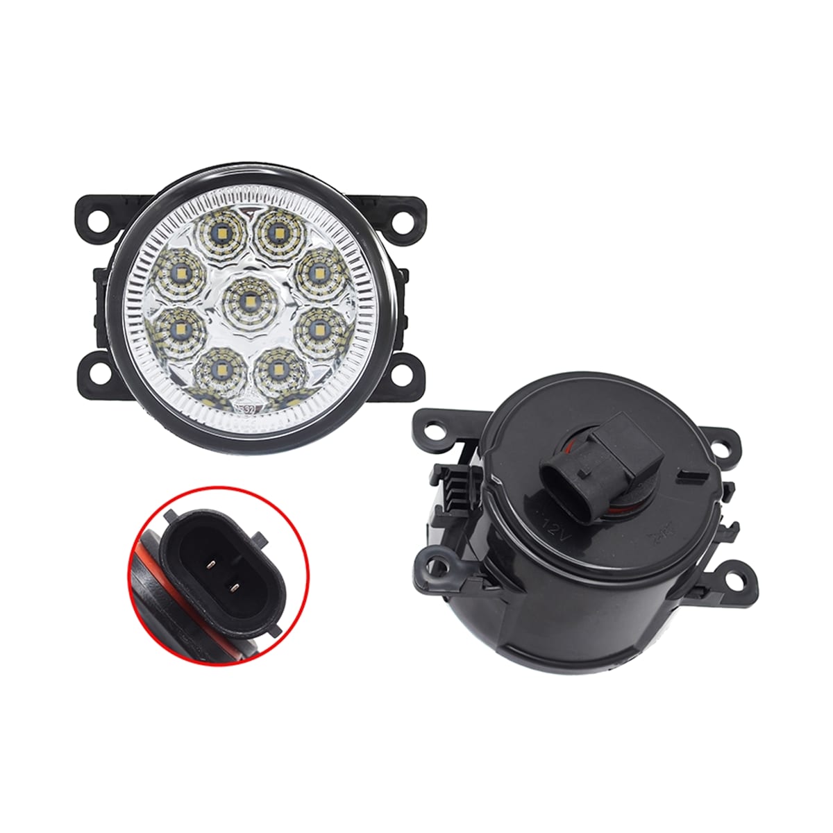 SAT Фара противотуманная (Справа=Слева/ LED) Ford Focus 04-19 / Renault Logan 04-22 ST5512007DN