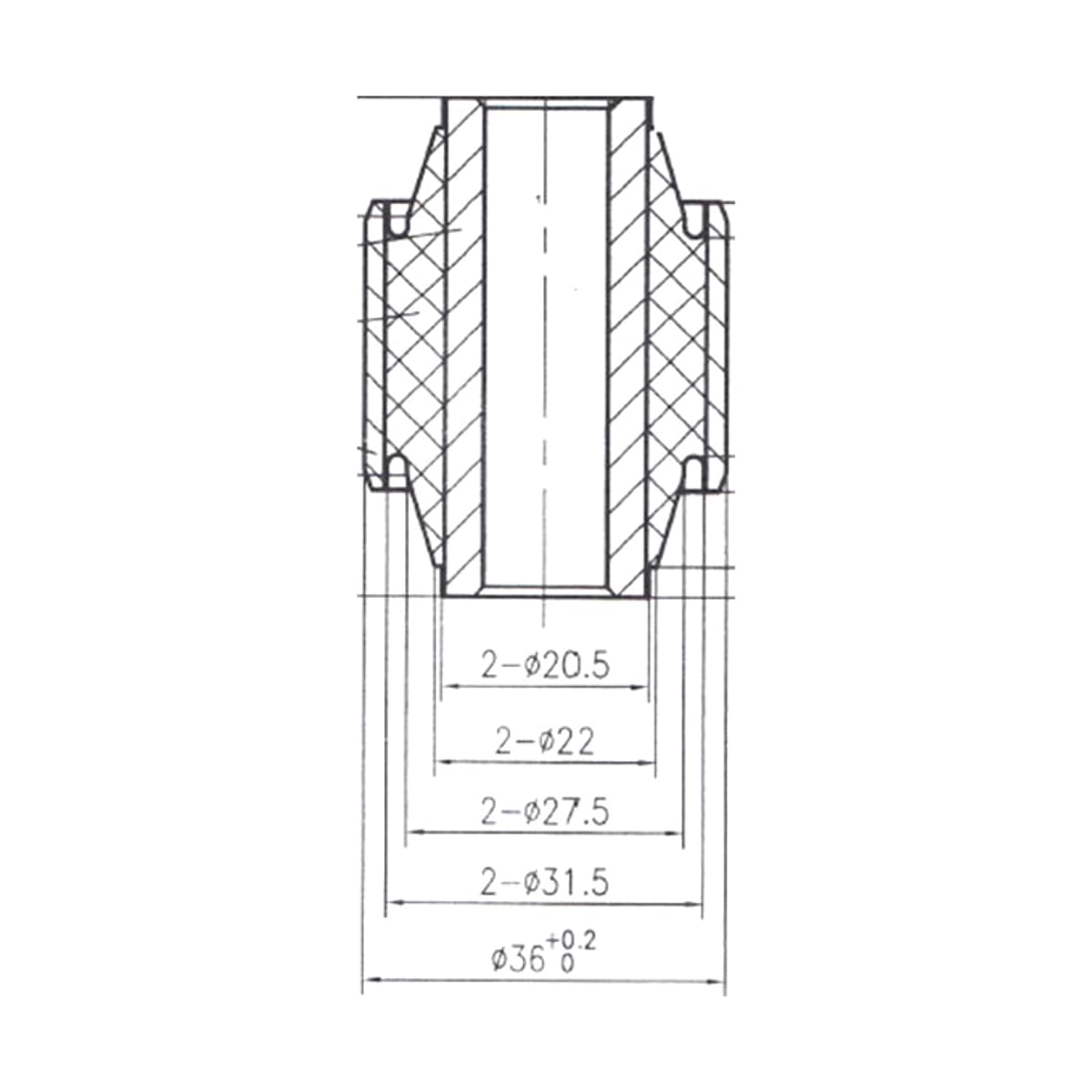 SAT Сайлентблок цапфы Nissan Teana 03-08 / Cima 01-10 ST55157AR000