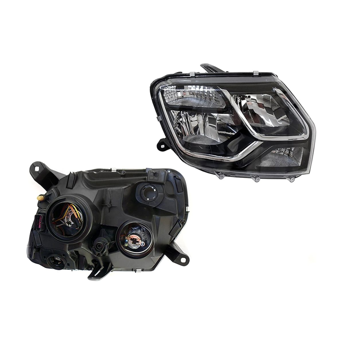 SAT Фара Renault Duster 15-21 (Справа/ Галоген/ Ручная регулировка)