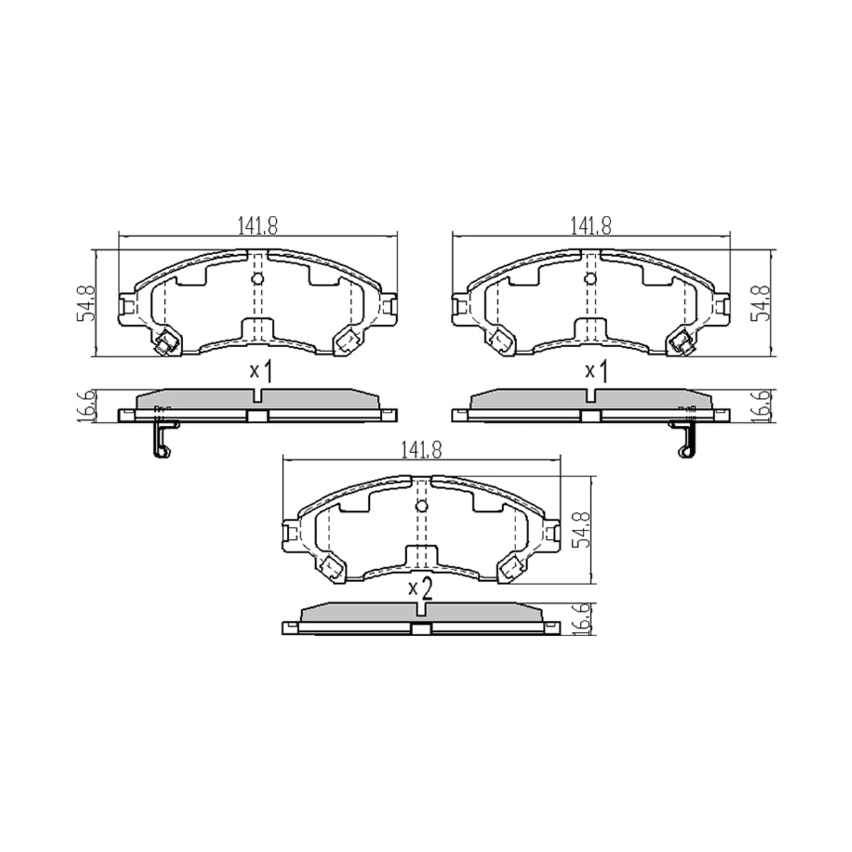 SAT Колодки тормозные (Спереди) Suzuki SX4 13-21 ST5581061M00