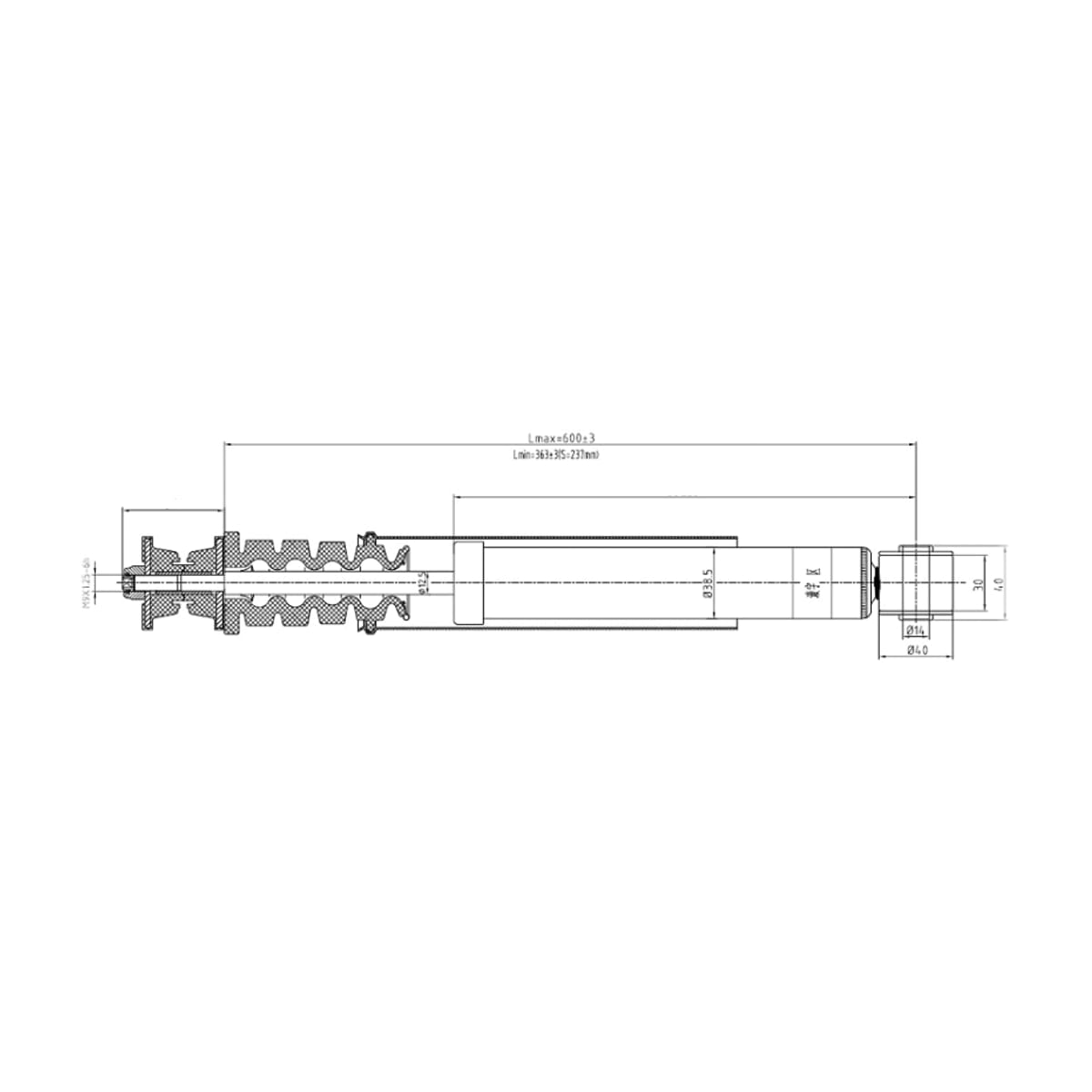 SAT Амортизатор Nissan March 02-07 / Note 05-13 (Сзади/ Справа=Слева) ST56210AX025
