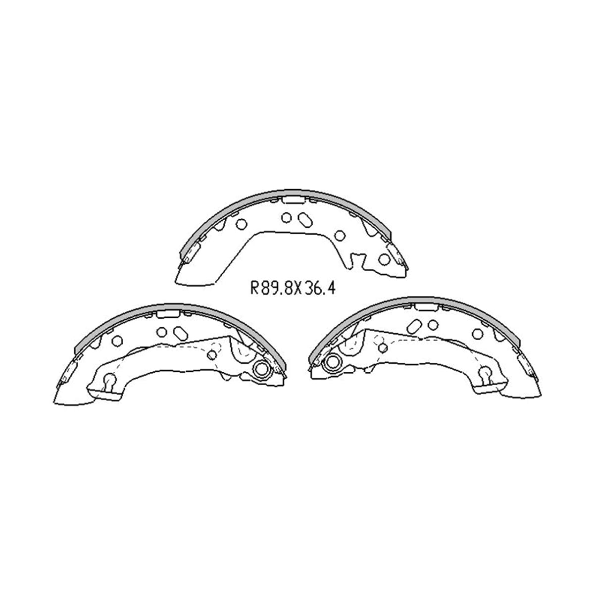 SAT Колодки тормозные барабанные Hyundai Santa Fe 00-04 / Accent 94-12 ST5830525A00