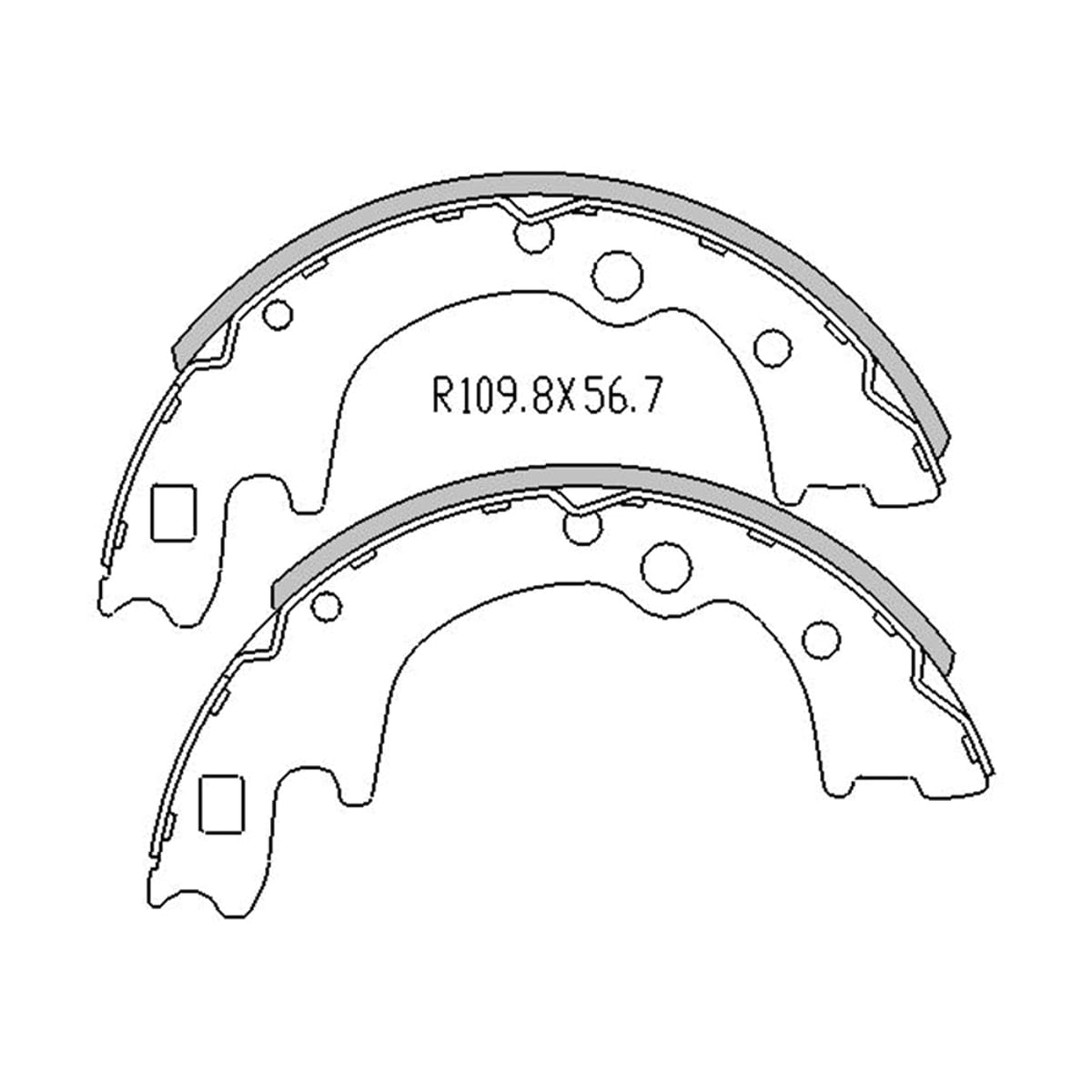 SAT Колодки тормозные барабанные Hyundai H1 97-07 / Starex 97-07 ST5830544A60