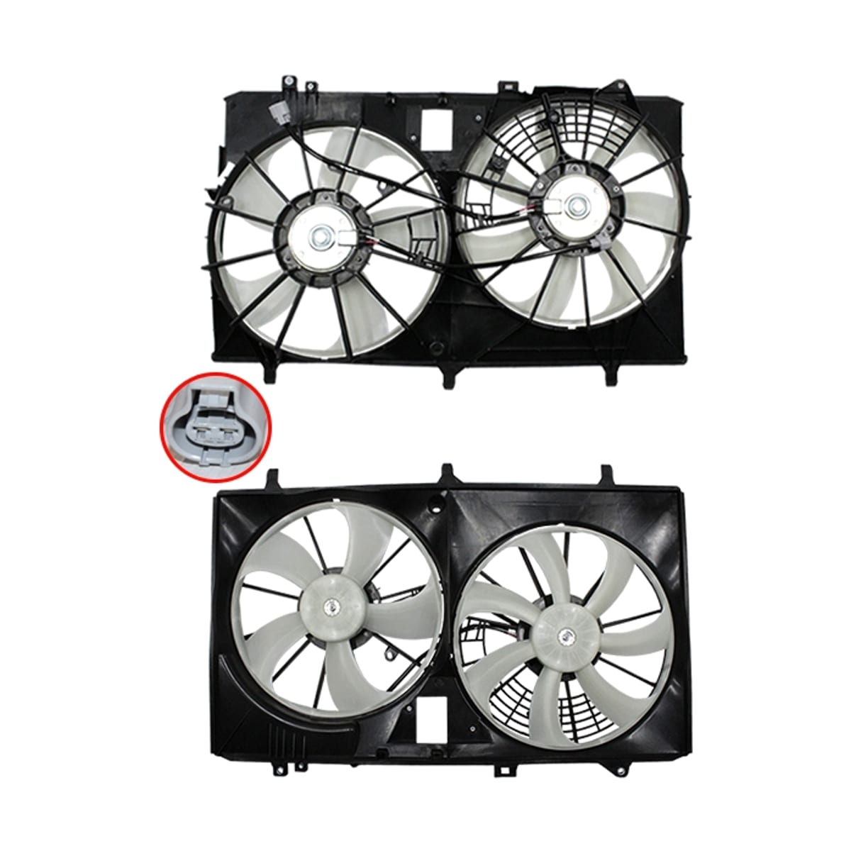 SAT Диффузор радиатора Lexus RX 08-15