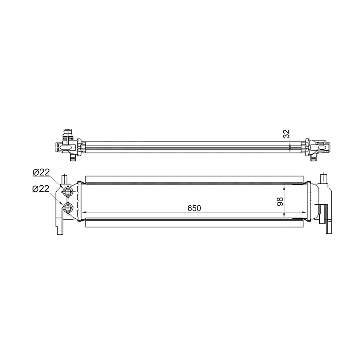 SAT Интеркулер Audi A3 12-19 / A4 15 ST5Q0121251EL