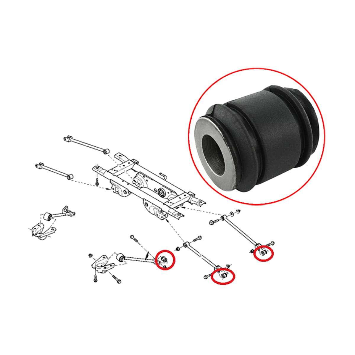 SAT Сайлентблок цапфы Renault Duster 10-21 / Dacia Duster 10-17