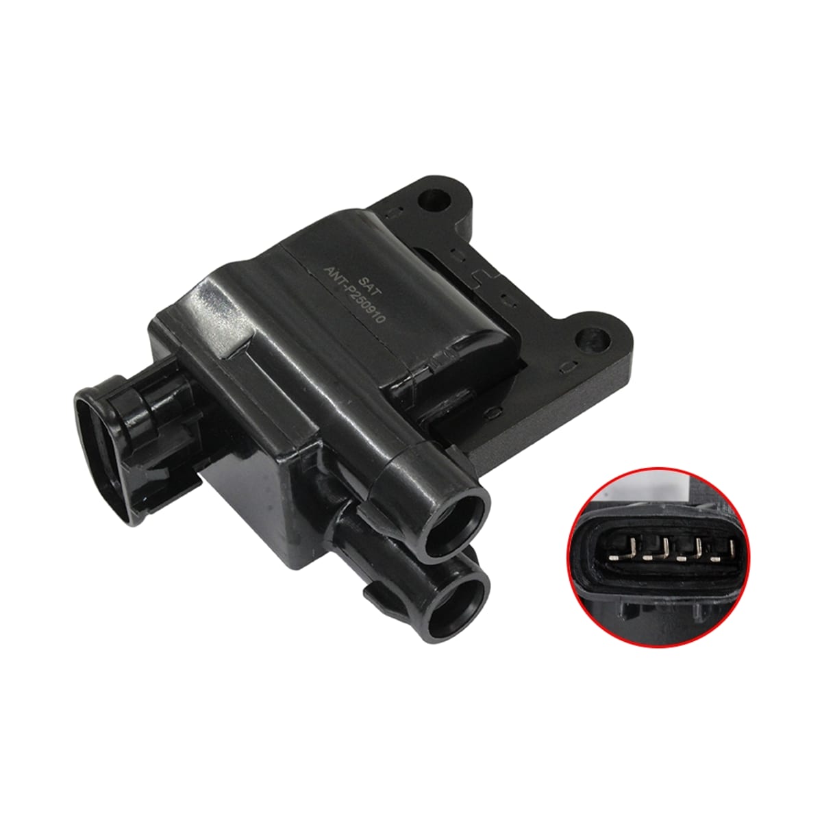 SAT Катушка зажигания Toyota Avensis (T220) 97-03 / Caldina 92-07 2RZFE;3RZFE;3SFE;4SFE;5SFE (1 и 4 цилиндр) ST9091902217