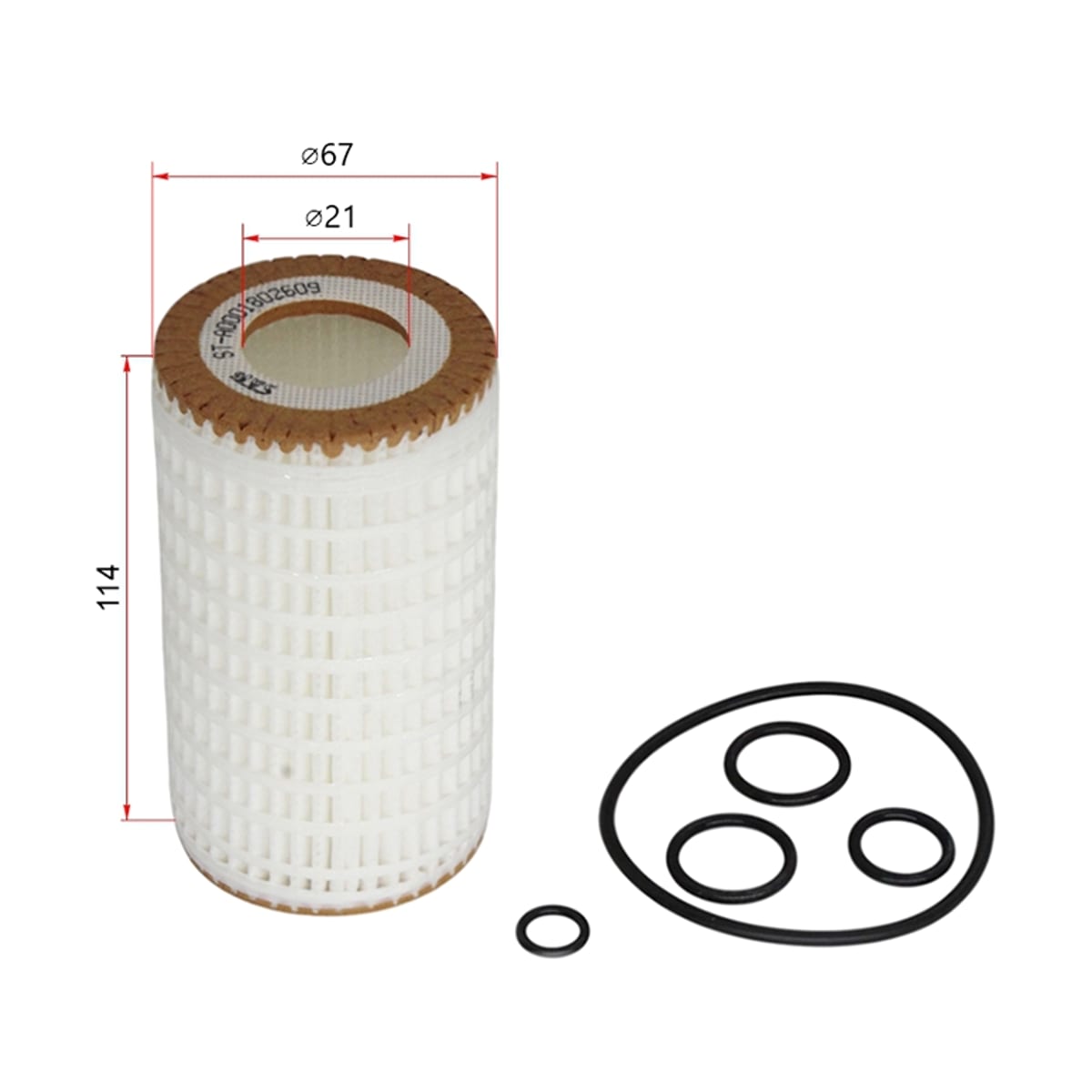 SAT Фильтр масляный Mercedes-Benz C-Class 93-15 / E-Class 95-17 STA0001802609