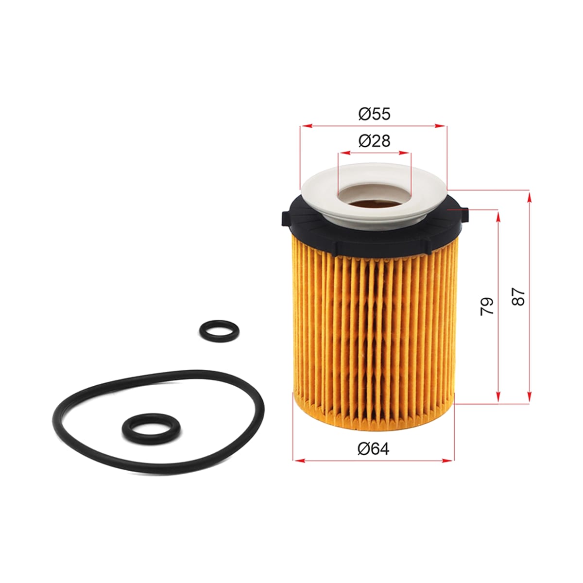 SAT Фильтр масляный Mercedes-Benz C-Class 07-21 / E-Class 09-23 STA2701800009