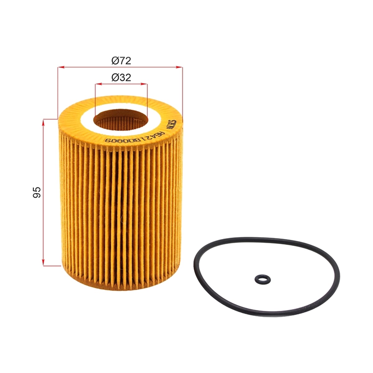 SAT Фильтр масляный Mercedes-Benz C-Class 04-15 / E-Class 02-20 STA6421800009