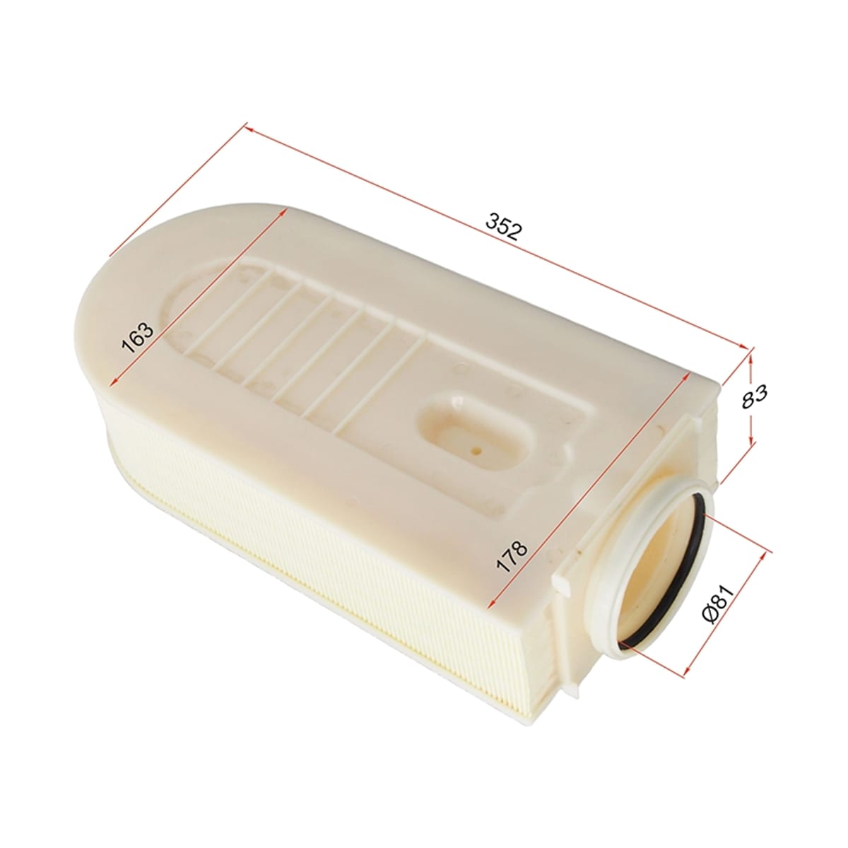 SAT Фильтр воздушный Mercedes-Benz C-Class 07-15 / E-Class 09-17 STA6510940004
