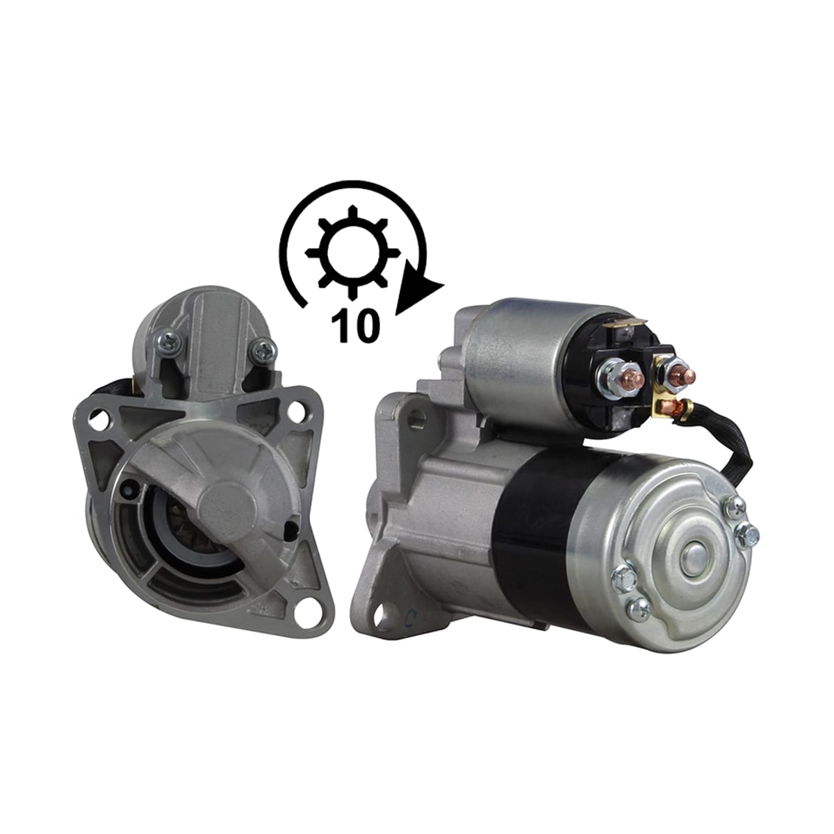 SAT Стартер Kia Rio 00-02 / Shuma 01-04 (1 kW/ Z=10)