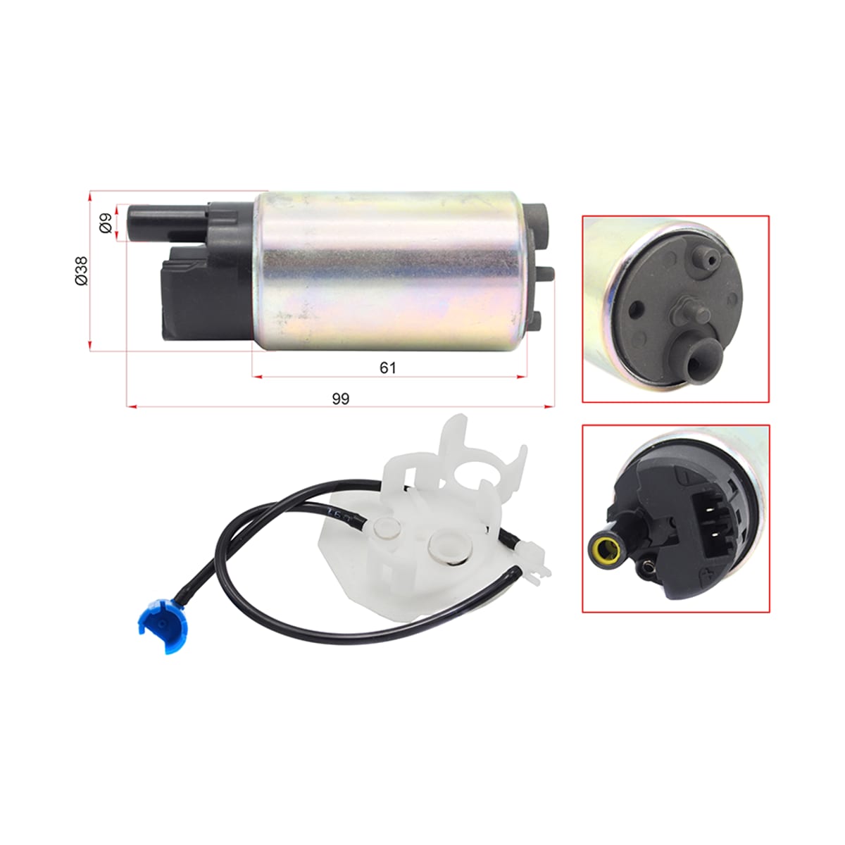 SAT Топливный насос Honda Accord 93-08 / Civic 91-00 STFP29