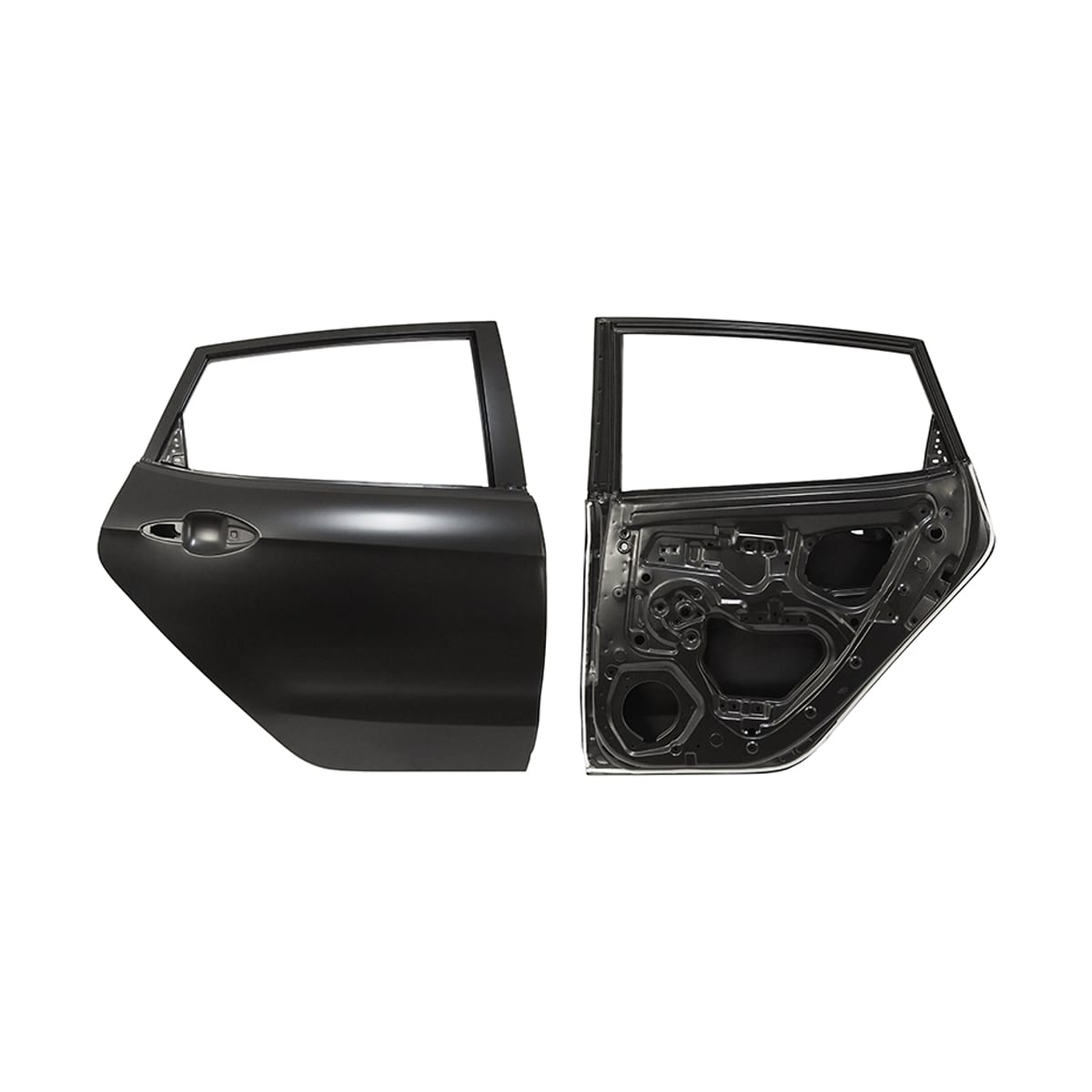 Деталь Дверь задняя Kia Rio 11-17 (Справа/ 5D HBK) SAT