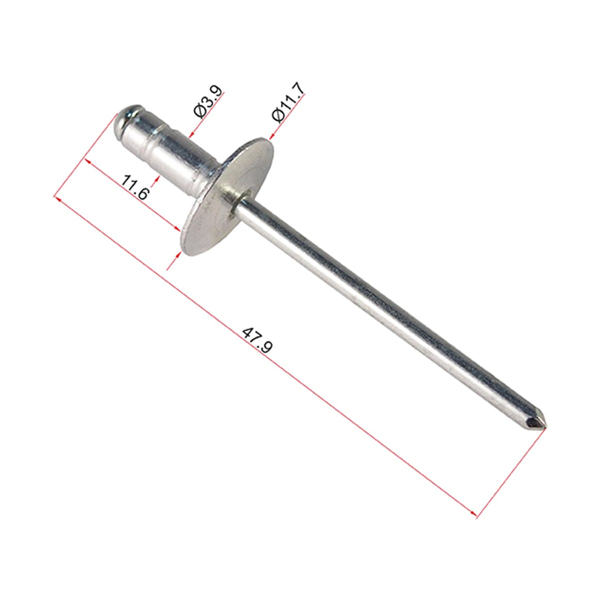 SAT Клипса (заклепка TOYOTA/LEXUS (Продажа по 10шт)) STM10493