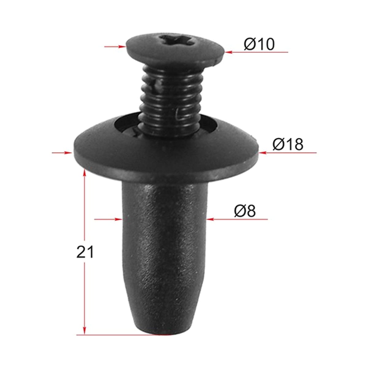 SAT Клипса (защиты бампера FORD (Продажа по 10шт)) STM10780