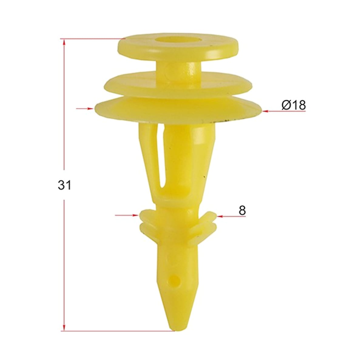 SAT Клипса (обшивики багажника CHRYSLER/JEEP (Продажа по 10шт)) STM11086