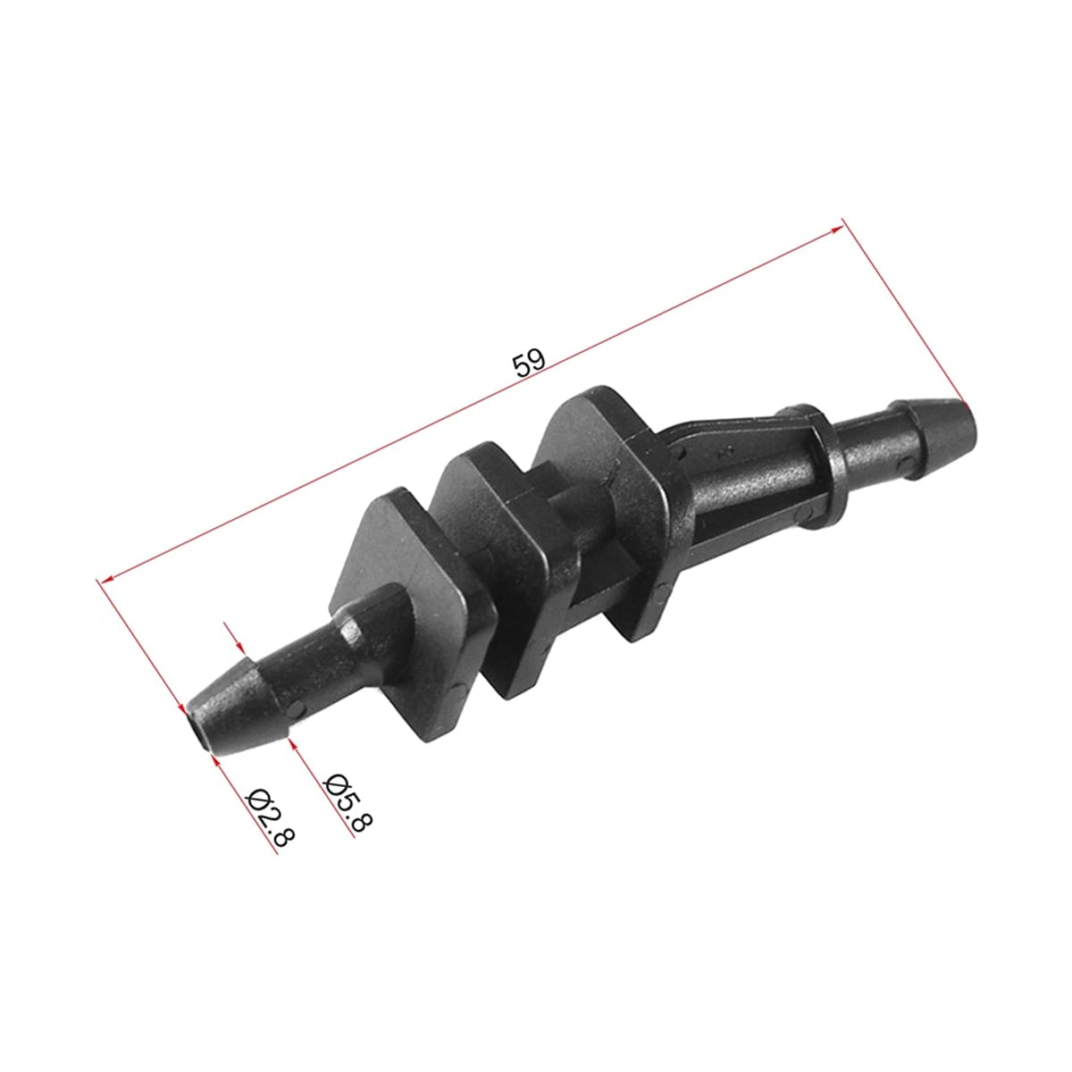 SAT Соединитель трубок ((1 шт.)) STM11487