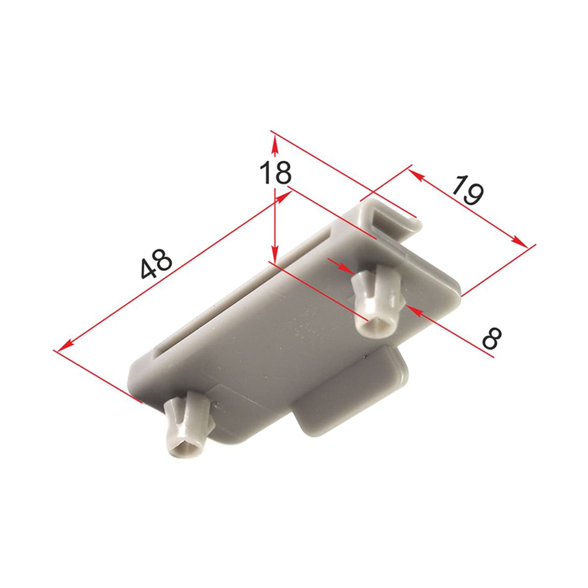 SAT Клипса (крепления фары TOYOTA HIGHLANDER/KLUGER 00-07 низ (1 шт.)) STM12223