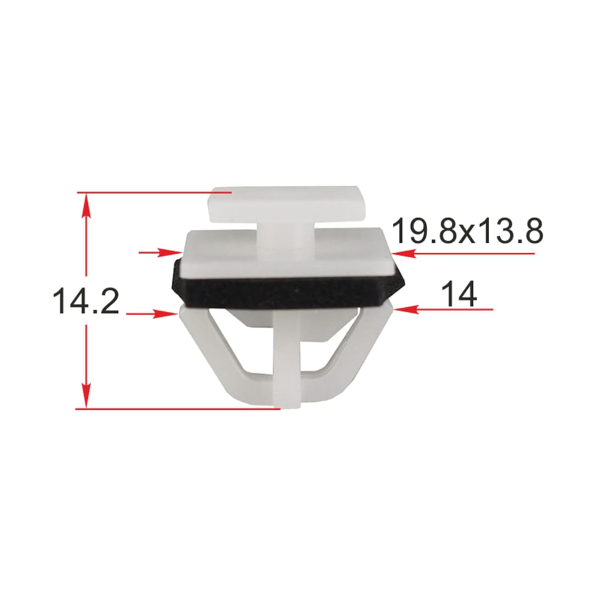 SAT Клипса (молдинга кузова HYUNDAI/KIA (Продажа по 10шт)) STM12345