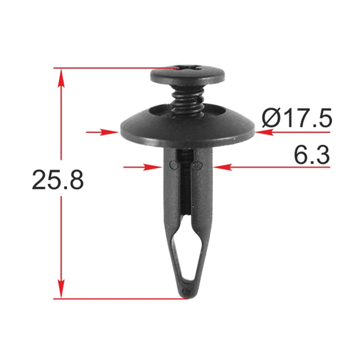 SAT Клипса (крепёжная FORD (Продажа по 10шт)) STM12416