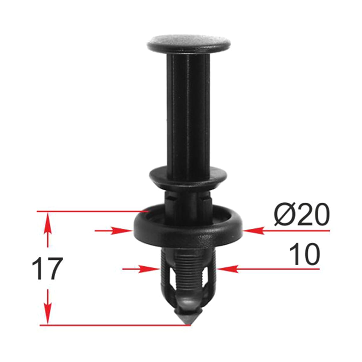 SAT Клипса (крепёжная HONDA (Продажа по 10шт)) STM12435