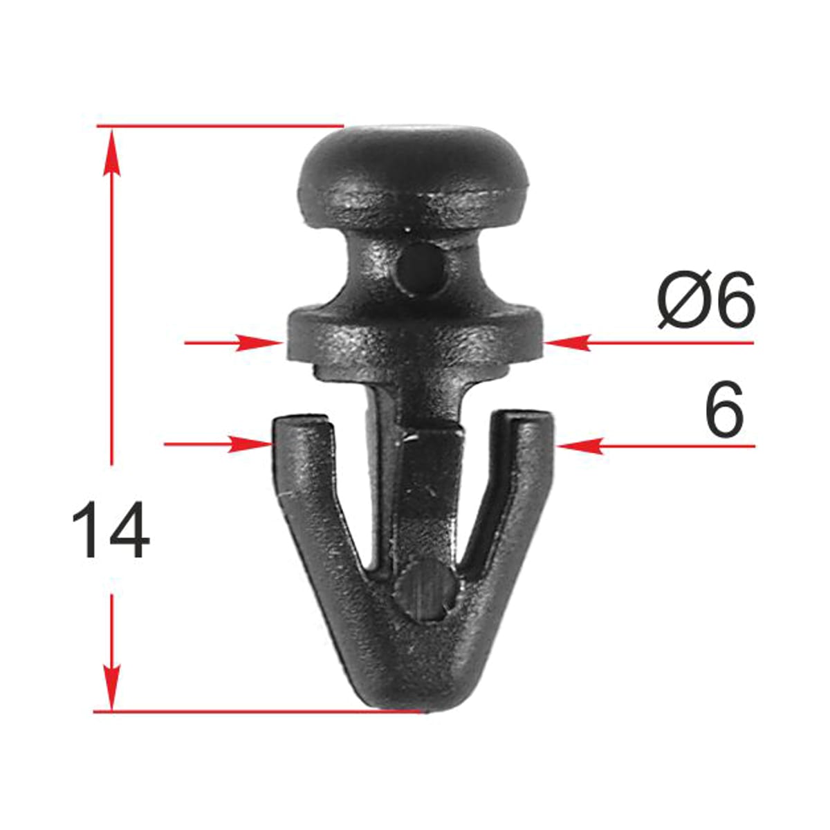SAT Клипса (крепления порога FORD (Продажа по 10шт)) STM12437
